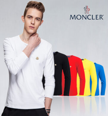 LONG SLEEVE TSHIRT MEN MONCLER-קטלוג חולצות שרוול ארוך מונקלר