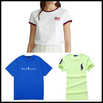 RALPH LAUREN TSHIRT WOMEN SHORT